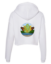 Load image into Gallery viewer, Ladies Crop-cut Crew Hoodie
