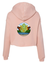 Load image into Gallery viewer, Ladies Crop-cut Crew Hoodie
