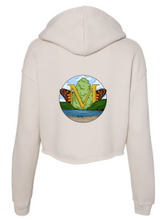 Load image into Gallery viewer, Ladies Crop-cut Crew Hoodie
